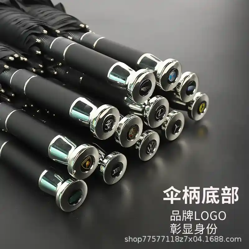 27寸全纤维雨伞印刷加印LOGO长柄商务雨伞高尔夫礼品广告伞